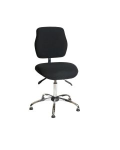 ShopSol ESD Chair - Low Height -  Deluxe Black