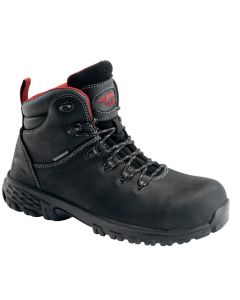 Avenger Work Boots - Flight Series - Men's Boots - Aluminum Toe - IC|SD|SR - Black/Black - Size: 14M