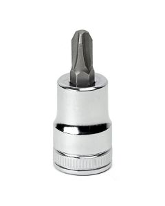 SKT45492 image(0) - S K Hand Tools 3/8 in. Drive Pozidrive Screwdriver Bit Socket No.