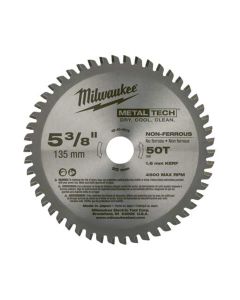 MLW48-40-4075 image(0) - Milwaukee Tool 5-3/8" Aluminum Cutting Circular Saw Blade