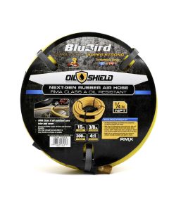 BLBOS3815 image(2) - BluBird BluBird Oil Shield Rubber Air Hose 3/8 in. x 15 ft