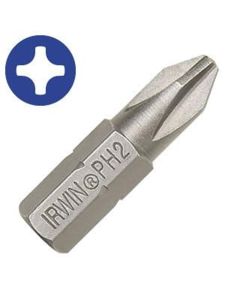 IRWIWAF21PH12 image(0) - Irwin Industrial #1 Phil Insert Bit 1" 2pc