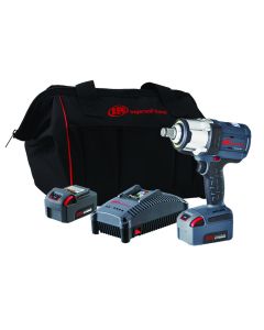 IRTW7172-K22 image(1) - Ingersoll Rand 20V High-torque 3/4" Cordless Impact Wrench Kit, 1500 ft-lbs Nut-busting Torque, 2 Batteries and Charger