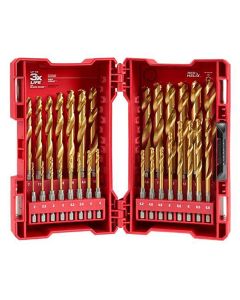 MLW48-89-4862 image(1) - 29-Piece Metric Titanium SHOCKWAVE Red Helix Drill Bit Kit
