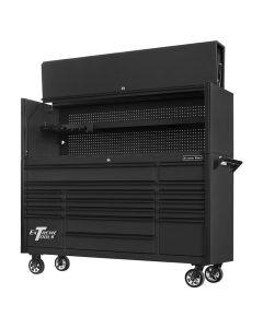 EXTDX7218HRMK image(0) - Extreme Tools DX 72" Hutch & 17 Drawer Roller Cabinet Combo, Matte