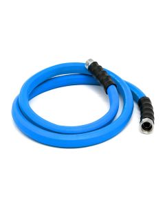BLBBS3406 image(0) - BluBird BluSeal 3/4" x 6' Hot and Cold Water Lead-in Garden Hose with 3/4" GHT Fitting, 100% Rubber