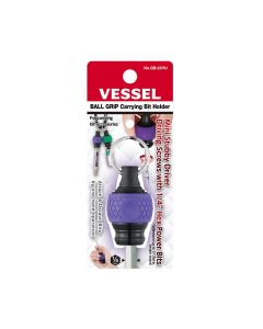 VESQB22VU image(0) - Vessel Tools BALL GRIP Carrying Bit Holder (Purple) No.QB-22VU