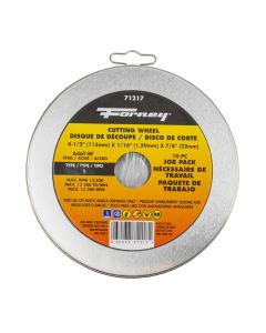 Forney Industries 10-Pack of Forney 71847 (4-1/2 in Metal Cut-Off Wheel)