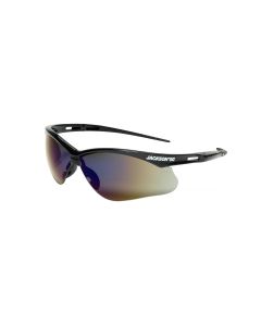 SRW50009 image(0) - Jackson Safety - Safety Glasses - SG Series - Blue Mirror Lens - Black Frame - Hardcoat Anti-Scratch - Outdoor