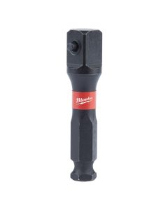 MLW48-32-5100 image(0) - Milwaukee Tool SHOCKWAVE Lineman's 7/16" to 1/2" Impact Socket Adapter