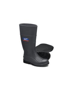 BLU028-011 image(0) - Steel Toe Gumboots-Waterproof, Metarsal Guard, Puncture Resistant Midsole, Grey, AU size 11, US size 12