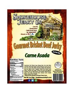 THS700425-413088 image(0) - Smokehouse Jerky Carne Asada Brisket Beef Jerky - GLUTEN FREE 3oz