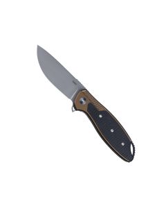 CRKK360GXP image(0) - CRKT (Columbia River Knife) Jake Liner Lock EDC Folding Pocket Knife: Everyday Carry Plain Edge, Aluminum Handle w/G10 Inlay