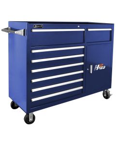 HOMBL04056082 image(0) - Homak Manufacturing 56 in. H2Pro Series 8 Drawer Rolling Cabinet, Blue