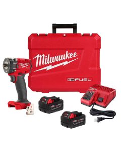 MLW2854-22R image(0) - Milwaukee Tool M18 FUEL 3/8 " Compact Impact Wrench w/ Friction Ring Kit