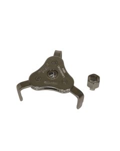 LIS63850 image(0) - Lisle 58-110mm 3 Jaw Wrench & Adapter