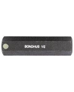 BND43664 image(0) - Bondhus Corp. Hex Bit w/3/8" Dr Skt 5mm x 6"