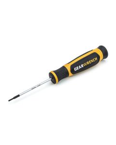 KDT80034H image(1) - GearWrench 1.5mm x 60mm Mini Slotted Dual Material Screwdriver