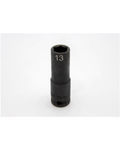 VIMIMPM613D image(0) - VIM Tools 13 mm X 3/8 Inch Drive CR-MO Impact Socket - Deep