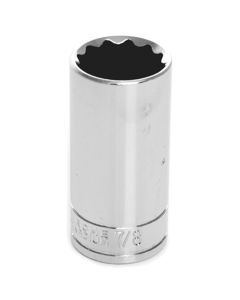 WLMW38628 image(0) - Wilmar Corp. / Performance Tool 3/8'' Dr 12pt Deep Socket 7/8"