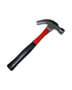 K Tool International 20 oz. Claw Hammer with Fiberglass Handle