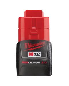 MLW48-11-2430 image(0) - Milwaukee Tool M12 REDLITHIUM 3.0 Compact Battery Pack