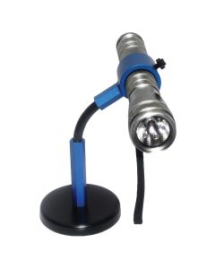 Blue Anodized Flex Flashlight Grip