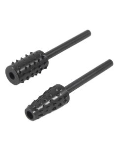 Forney Industries Mini-Rotary Rasp Set with 1/8 in Shaft, 2-Piece