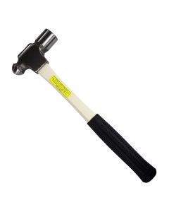 KTI71725 image(1) - K Tool International 24 oz. Ball Peen Hammer with Fiberglass Handle