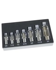 LIS13180 image(0) - Lisle SAE Flare Nut Socket Set, 7 pc.