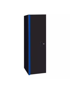 Extreme Tools RX Series 24"W x 30"D 3 Drawer and 3 Shelf Side Locker Black with Blue Handles