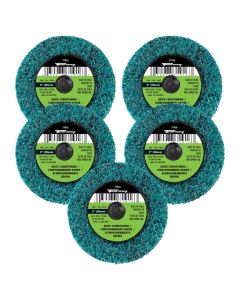 FOR71609 image(0) - Forney Industries Quick Change Surface Prep Pad, Fine Grit, 2 in (5-Pack of Forney 71916)