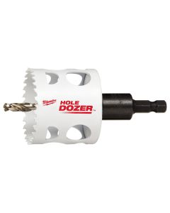 MLW49-56-9668 image(0) - Milwaukee Tool 2-1/8" HOLE DOZER Bi-Metal Hole Saw with Arbor