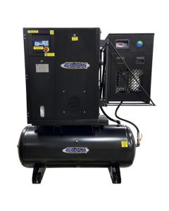 EMXERIK050001 image(0) - EMAX EMAX 5HP 1PH Industrial Rotary Screw Compressor-120 Gal Tank Mount w/ Air Dryer