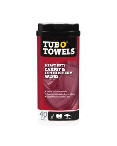FDPTW40-CPA image(0) - Tub O' Towels Heavy Duty Carpet Wipes, 40 count