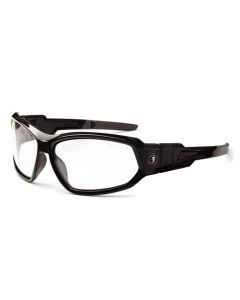 ERG56000 image(0) - Ergodyne LOKI Clear Lens Black Safety Glasses Sunglasses