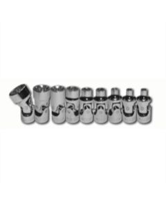 VIMUJET400 image(0) - VIM Tools 9-Piece Universal Joint E-Torx 1/4 in. Drive Set