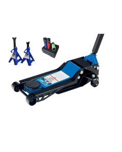 KTIXD13002KIT image(0) - K Tool International 3.5 TON JACK/6-TON JACK STANDS/SOCKETS