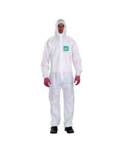 ASLWH18-B-92-111-08 image(0) - Ansell ALPHATEC 681800 BOUND HOODED COVERALL SIZE 4XL