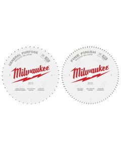 MLW48-40-1232 image(1) - Milwaukee Tool Circular Saw Two-Pack Wood Cutting Blades 12" 44T + 80T