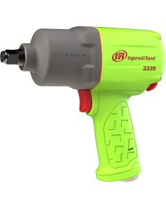 IRT2235TIMAX-G image(0) - Ingersoll Rand 1/2 Inch Air Impact Wrench, 1350 ft-lb Torque, Titanium Hammercase, Friction Ring Retainer, Pistol, Green