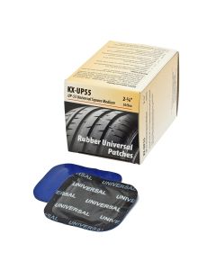 KEXKX-UP-55 image(0) - KEX Tire Repair Rubber Reinforced Universal Patch, Square 2-1/8" (54mm) 30 Count