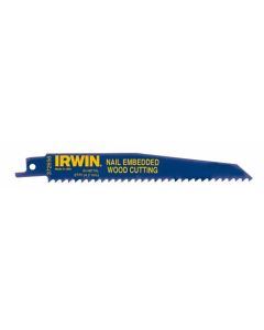 IRW372656P5 image(0) - Irwin Industrial Recip Saw Blades 6" 6TPI 5pk