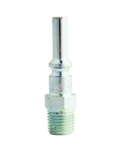 Milton Industries 1/4" Male Plug L-Style, 2/cd