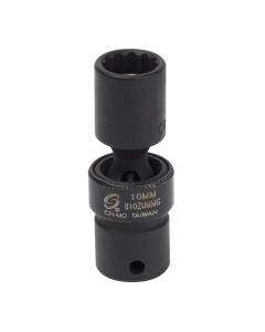 SUN810ZUMMG image(0) - Sunex 1/4 in. Drive 10 mm Impact Socket