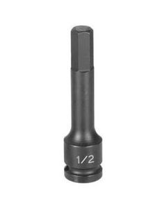 GRE29124F image(0) - Grey Pneumatic 1/2" Drive x 3/8" Hex Driver 4" Length