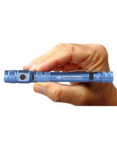 MXN00367 image(1) - Maxxeon WorkStar 367 Rechargeable LED Zoom Penlight/Inspection Light USB-C, Blue