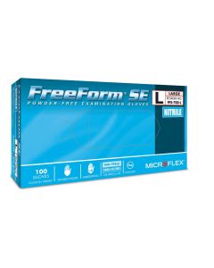 MFXFFS700L image(0) - Microflex FREEFORM SE NITRILE GLOVES L 100PK