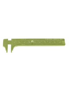 CEN6506 image(1) - Central Tools BRASS CALIPER VERN 0-4IN POCKET