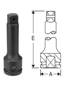 GRE4010EL image(0) - Grey Pneumatic 1"DR 10" EXT. W/LOCKING PIN HOLE